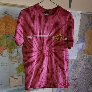 Santa Cruz t-shirt tie dye